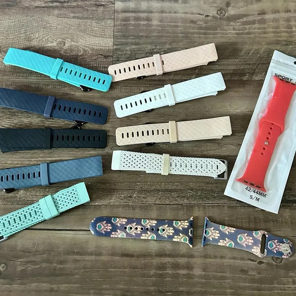 Variety Bundle of Sports Band for Fitness Devices, Multiple Colors, All New